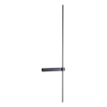Redo 01-2480 - Aplique de parede LED TANGENT LED/14W/230V, preto