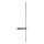 Redo 01-2480 - Aplique de parede LED TANGENT LED/14W/230V, preto