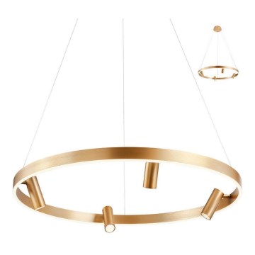 Redo 01-2492 - Candelabro suspenso LED SUMMIT LED/53,5W/230V CRI 90 diâmetro 80,8 cm dourada