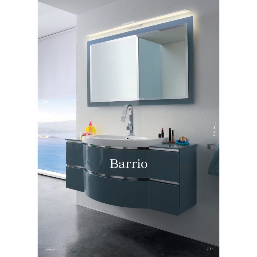 Redo 01-2507 - Iluminação de espelho para casa de banho LED BARRIO LED/27,39W/230V 90 cm CRI 90 IP44 branco