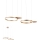 Redo 01-2607 - Candeeiro suspenso LED com regulação SIGUA LED/99W/230V CRI 90 3000K castanho