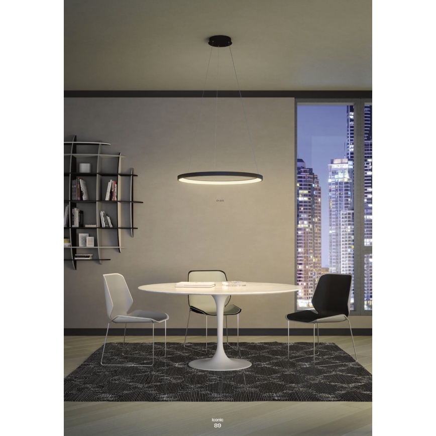 Redo 01-2673 - Candelabro suspenso LED com regulação ICONIC LED/50W/230V diâmetro 58 cm dourada