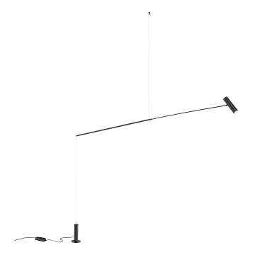 Redo 01-2695 - Candeeiro de chão LED com regulação PICAS LED/12W/230V preto