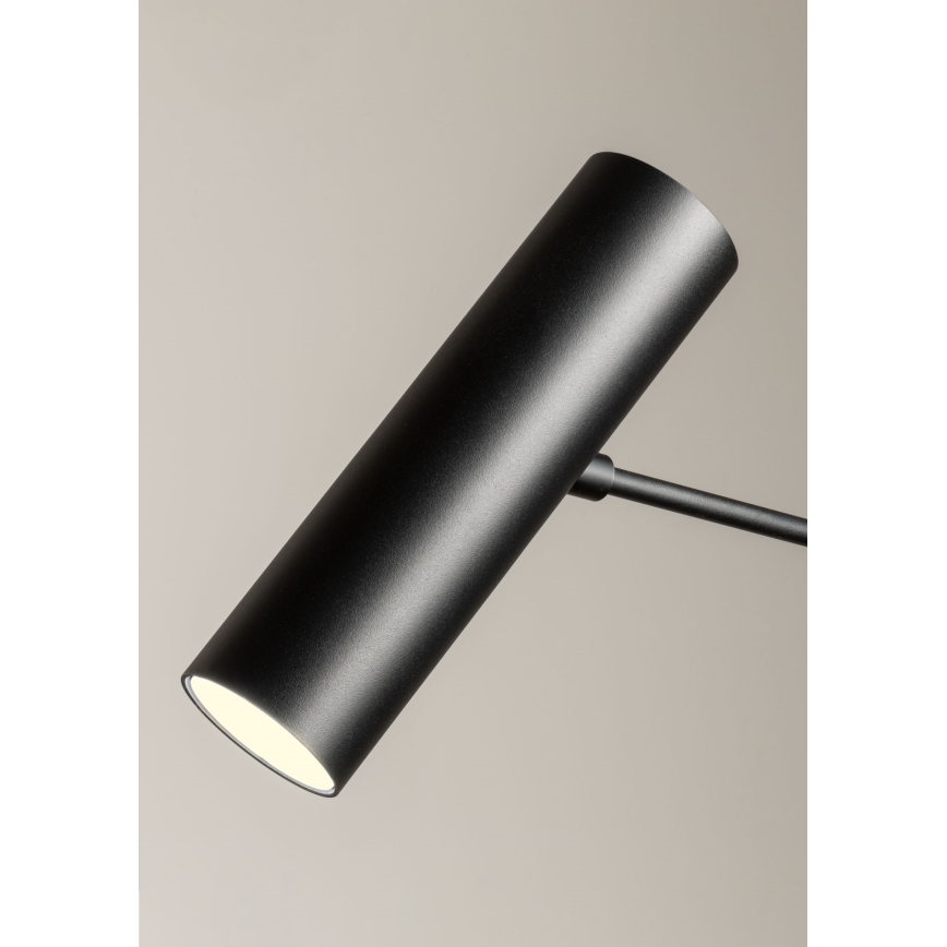 Redo 01-2695 - Candeeiro de chão LED com regulação PICAS LED/12W/230V preto