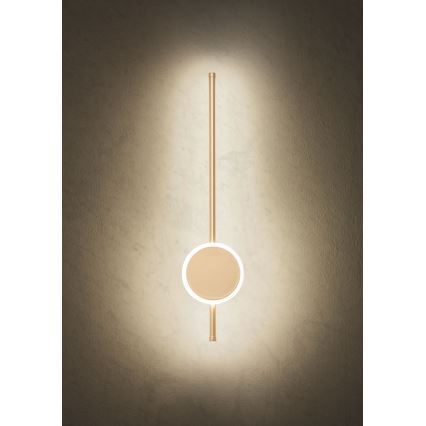 Redo 01-2700 - Iluminação de parede LED DIAZ LED/18W/230V CRI 90 dourado