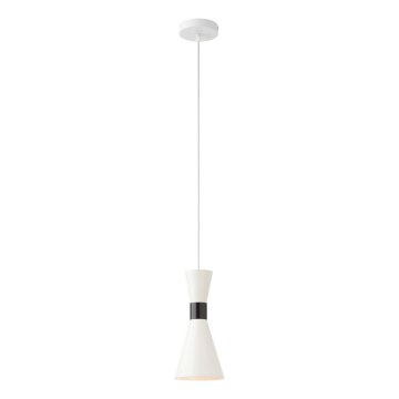 Redo 01-2709 - Candeeiro suspenso KILT 1xE27/42W/230V diâmetro 12 cm branco