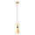 Redo 01-2710 - Candeeiro suspenso KILT 1xE27/42W/230V diâmetro 12 cm dourado