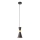 Redo 01-2711 - Candeeiro suspenso KILT 1xE27/42W/230V diâmetro 12 cm preto