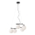 Redo 01-2720 - Candelabro suspenso VOLLEY 5xE14/28W/230V preto