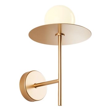 Redo 01-2725 - Candeeiro de parede PLATO 1xG9/10W/230V dourado