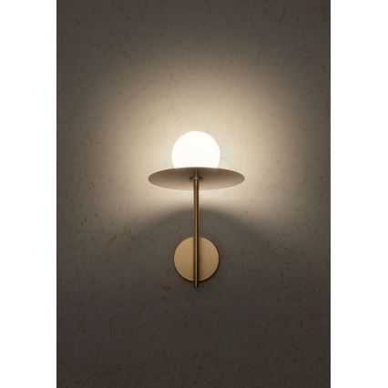 Redo 01-2725 - Candeeiro de parede PLATO 1xG9/10W/230V dourado