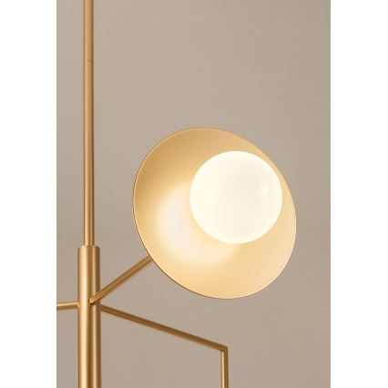 Redo 01-2733 - Candeeiro suspenso PLATO 6xG9/10W/230V dourado