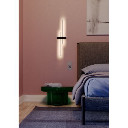 Redo 01-2747 - Aplique de parede LED TANGENT LED/13W/230V CRI 90 preto
