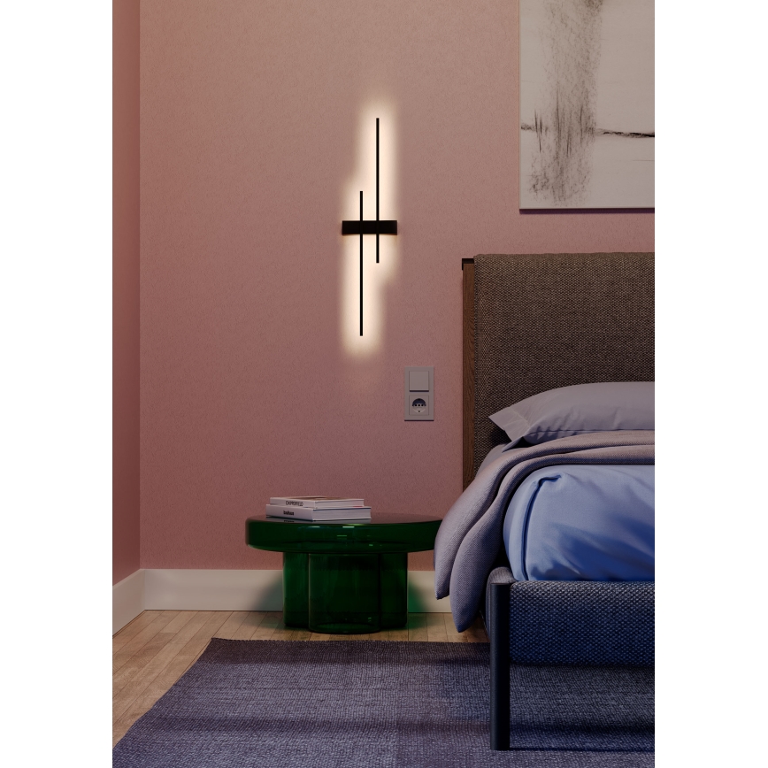Redo 01-2747 - Aplique de parede LED TANGENT LED/13W/230V CRI 90 preto