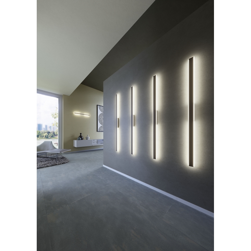 Redo 01-2769 - Iluminação de parede LED WAPI LED/23W/230V 90,5 cm preto