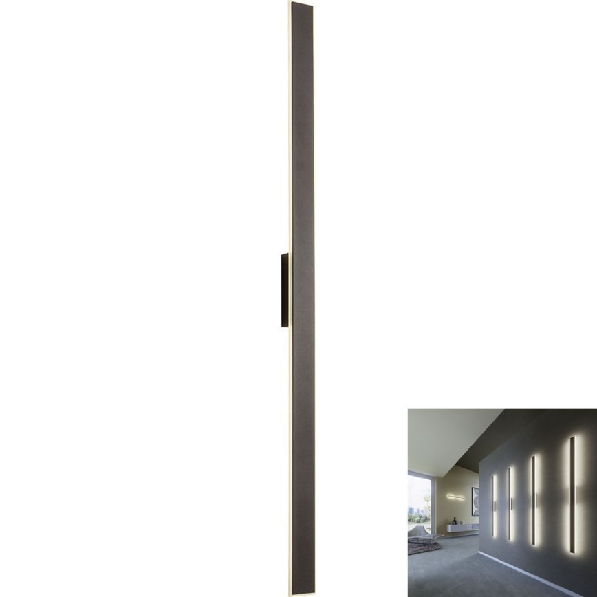 Redo 01-2771 - Iluminação de parede LED WAPI LED/30W/230V 119 cm preto