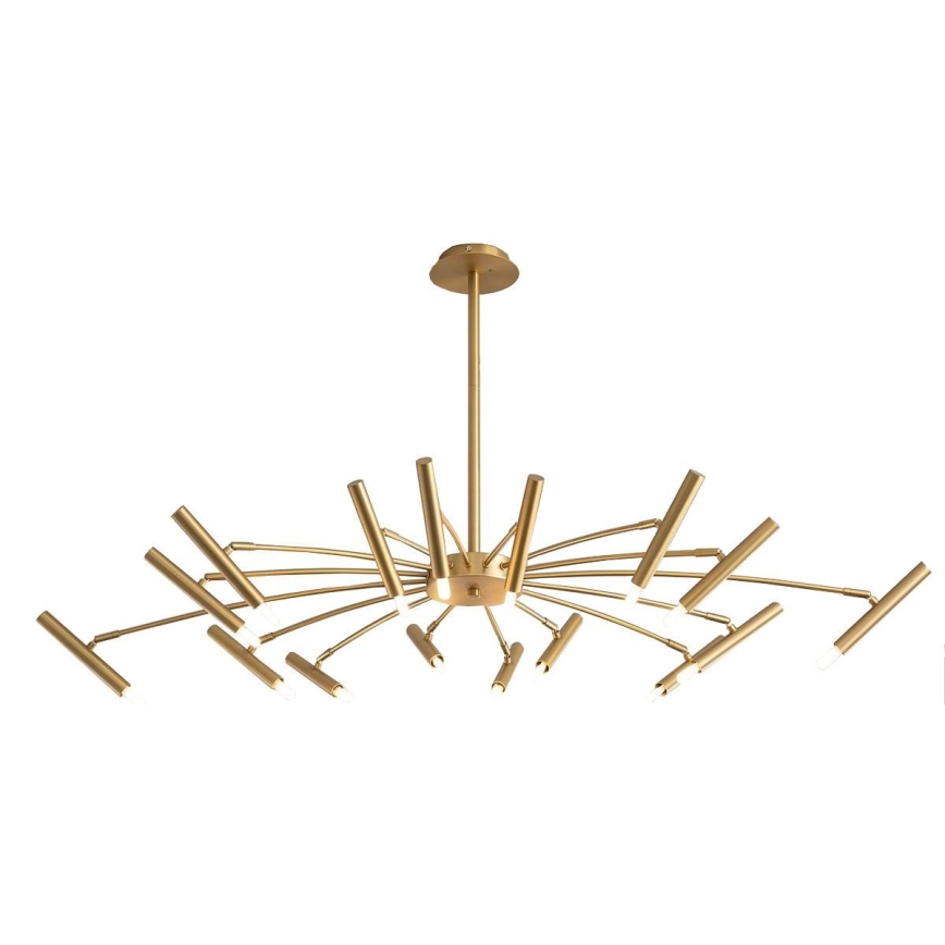 Redo 01-2776 - Candelabro suspenso RAYEN 16xG9/10W/230V bronze