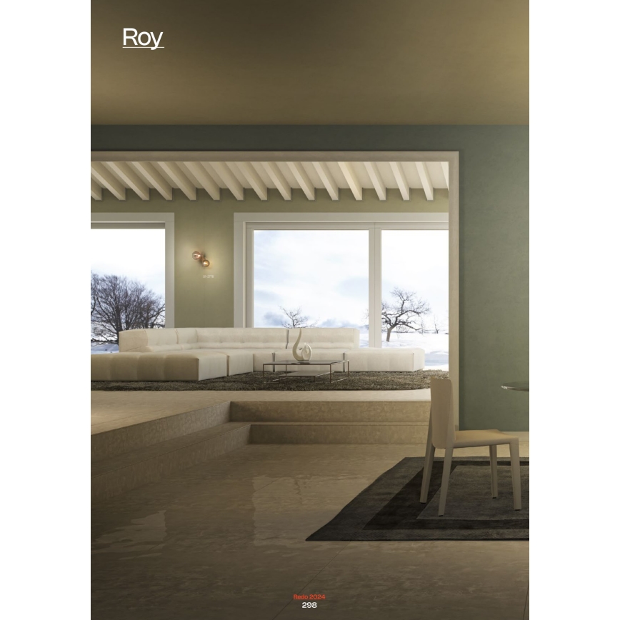 Redo 01-2778 - Iluminação de parede ROY 2xG9/10W/230V