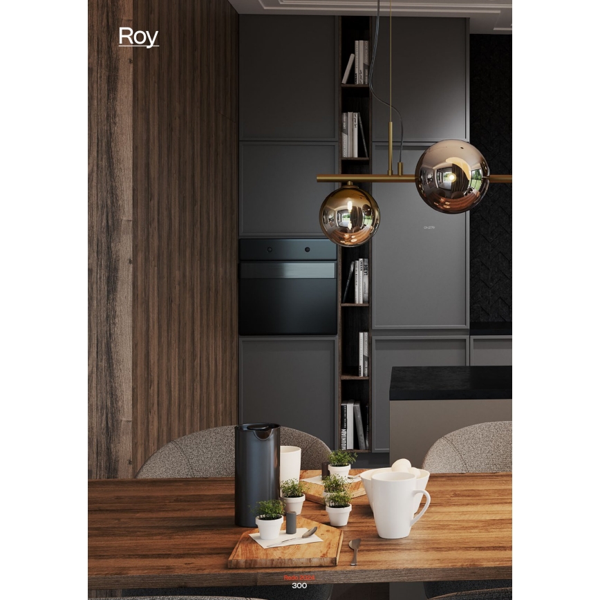 Redo 01-2780 - Candelabro suspenso ROY 6xG9/10W/230V