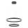 Redo 01-2891 - Candelabro suspenso LED com regulação FEBE LED/62W/230V preto