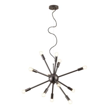 Redo 01-2934 - Lustre suspenso por cabo STELLAR 12xE14/25W/230V preto