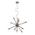 Redo 01-2934 - Lustre suspenso por cabo STELLAR 12xE14/25W/230V preto