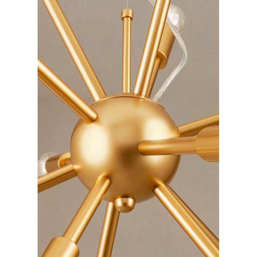 Redo 01-2935 - Lustre em cabo STELLAR 18xE14/25W/230V dourado