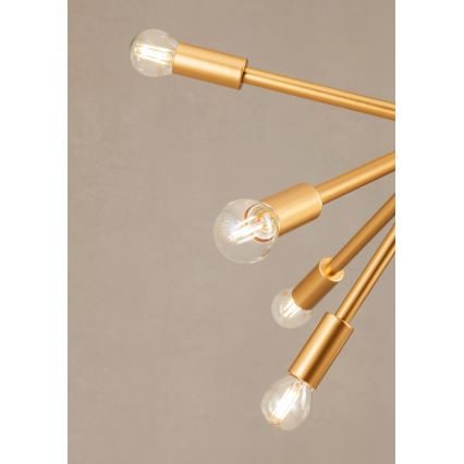 Redo 01-2935 - Lustre em cabo STELLAR 18xE14/25W/230V dourado
