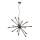 Redo 01-2936 - Candeeiro suspenso STELLAR 18xE14/25W/230V preto
