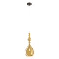 Redo 01-2937 - Lustre suspenso por cabo AMBIX 1xE27/42W/230V, diâmetro 18 cm, dourado