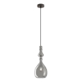 Redo 01-2938 - Pendente com cabo AMBIX, 1xE27/42W/230V, Ø 18 cm, cinza