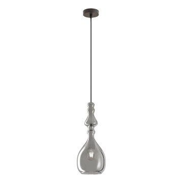 Redo 01-2938 - Pendente com cabo AMBIX, 1xE27/42W/230V, Ø 18 cm, cinza