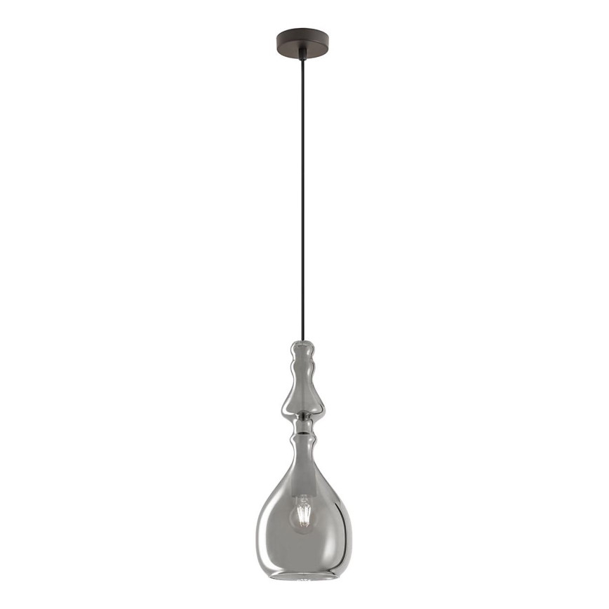Redo 01-2938 - Pendente com cabo AMBIX, 1xE27/42W/230V, Ø 18 cm, cinza