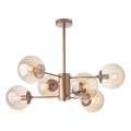 Redo 01-2943 - Candeeiro suspenso MUNDI 6xE14/28W/230V cobre