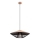 Redo 01-3009 - Lustre suspenso com cabo GRILL 1xE27/42W/230V Ø 49,5 cm preto/castanho