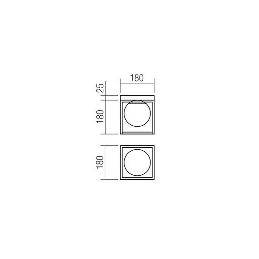 Redo 01-3053 - Iluminação de teto ZODIAC 1xE14/28W/230V