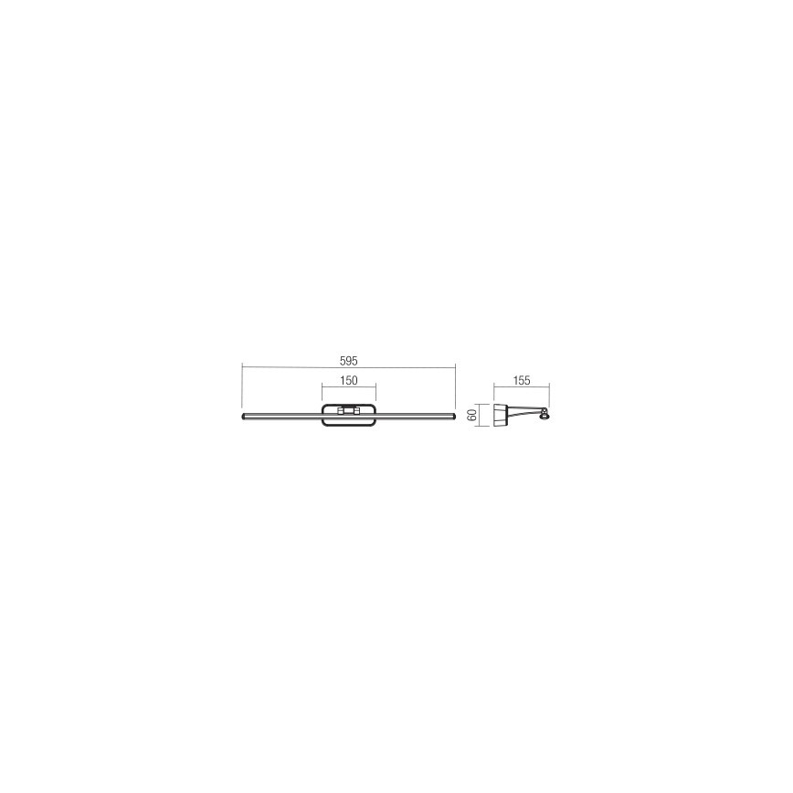 Redo 01-3085 - Iluminação de ilustração LED STEAM LED/12W/230V branco