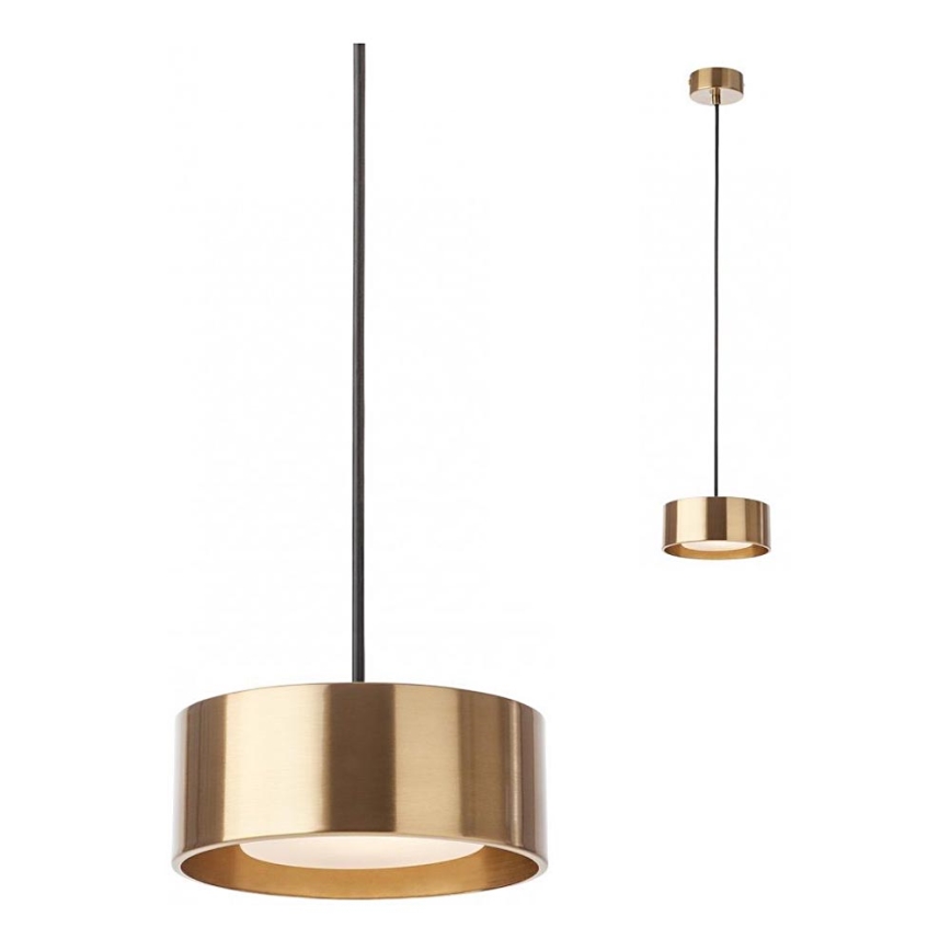 Redo 01-3100 - Candeeiro suspenso LED PUNKT LED/6W/230V diâmetro 15 cm latão