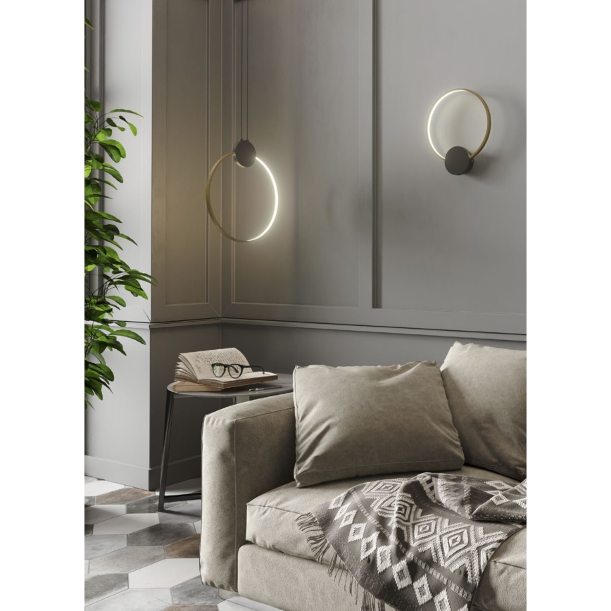 Redo 01-3106 - Candelabro suspenso LED ATOM LED/11W/230V diâmetro 40 cm