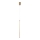 Redo 01-3115 - Candelabro suspenso LED TABOO LED/9W/230V latão