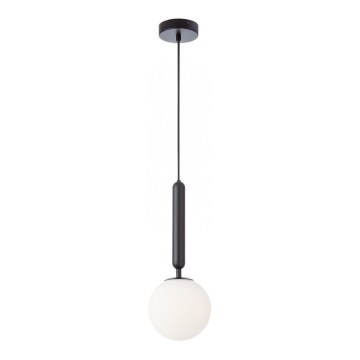 Redo 01-3131 - Candeeiro suspenso HAIKU 1xE14/28W/230V diâmetro 15 cm preto