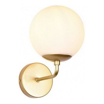 Redo 01-3147 - Iluminação de parede BOWLING 1xE27/42W/230V dourada