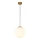 Redo 01-3153 - Candelabro suspenso BOWLING 1xE27/42W/230V dourada