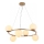 Redo 01-3157 - Candelabro suspenso BOWLING 6xE14/28W/230V dourada