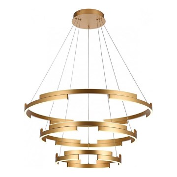 Redo 01-3181 - Candelabro suspenso LED com regulação CASTLE LED/80W/230V dourada