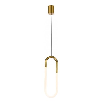 Redo 01-3183 - Candelabro suspenso LED com regulação LATIUM LED/9W/230V latão