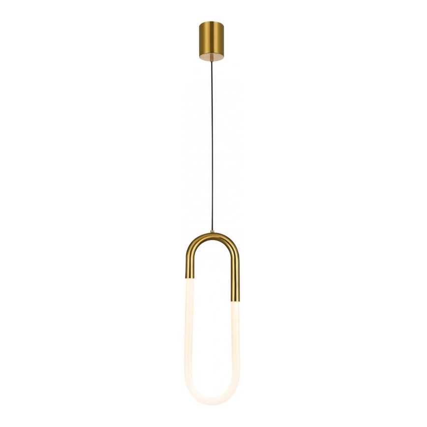 Redo 01-3183 - Candelabro suspenso LED com regulação LATIUM LED/9W/230V latão