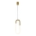 Redo 01-3183 - Candelabro suspenso LED com regulação LATIUM LED/9W/230V latão