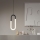 Redo 01-3184 - Candelabro suspenso LED com regulação LATIUM LED/9W/230V preto