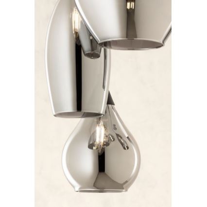 Redo 01-3189 - Candelabro suspenso TANNER 1xE14/28W/230V diâmetro 12 cm
